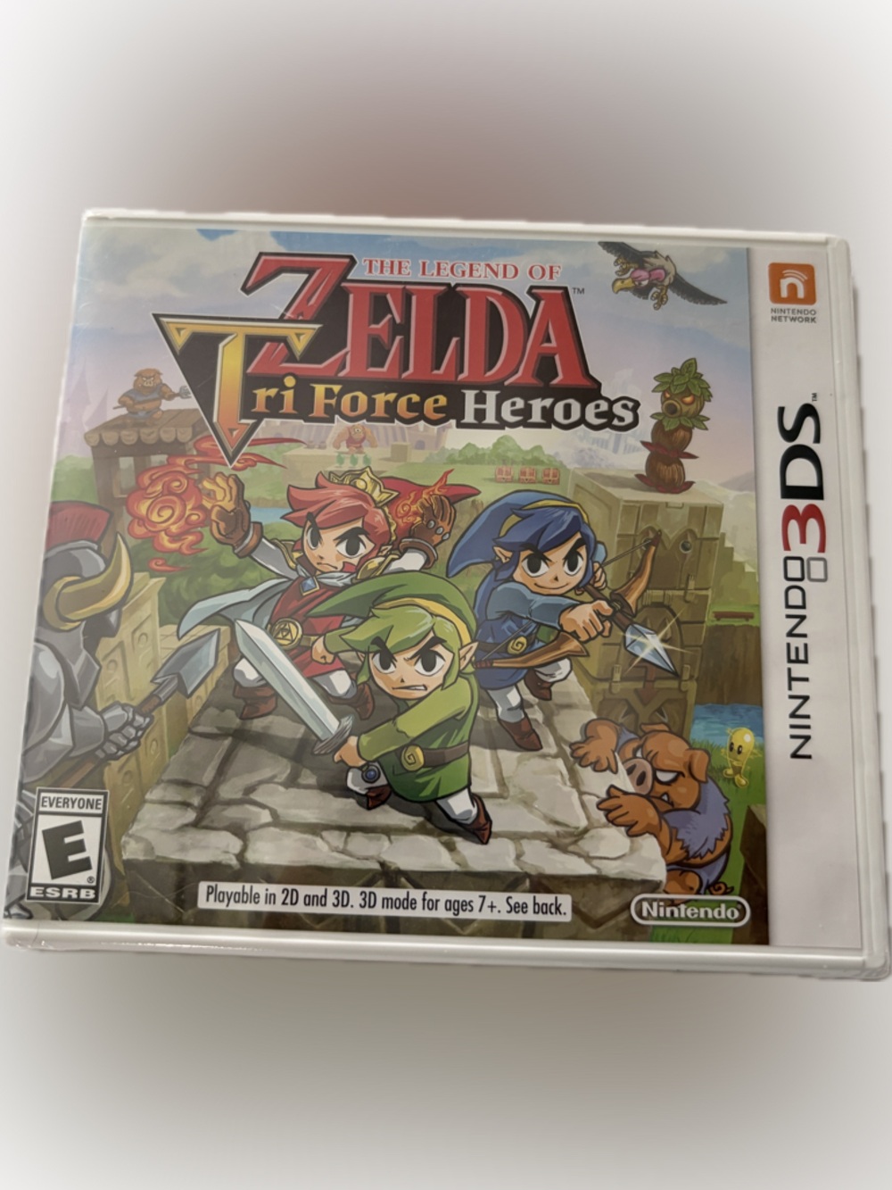 SEALED ZELDA TRI FORCE HEROES 3DS